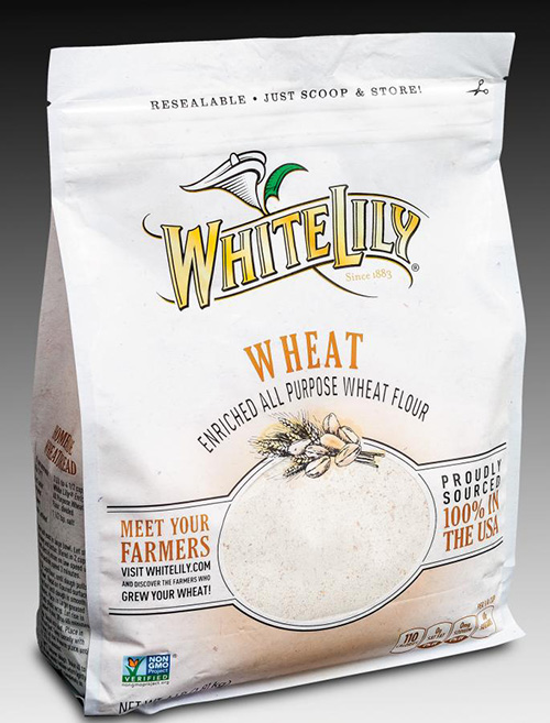 White Lily 牌面粉包装袋